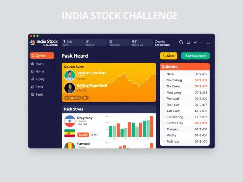 India Stock Challenge Game Dashboard